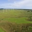 Photomontage du projet de parc éolien dans la savane Matiti, Kourou